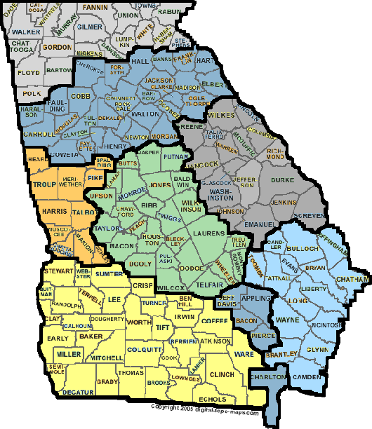 the map